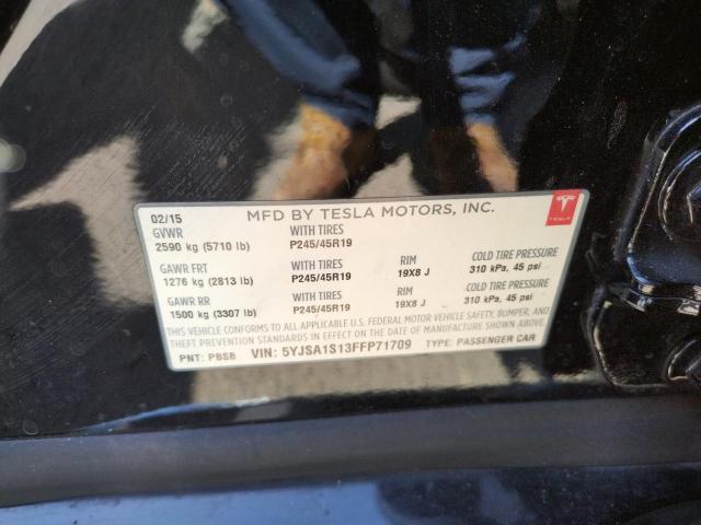 2015 TESLA MODEL S 70 5YJSA1S13FFP71709