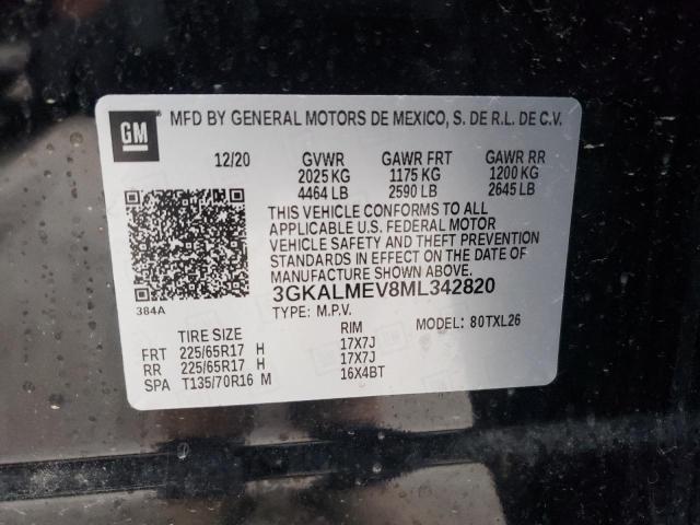 3GKALMEV8ML342820 Gmc Terrain Sl 2021. Фото: 9