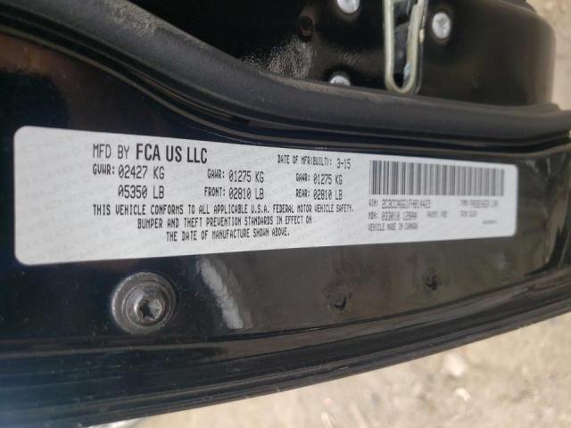 2015 CHRYSLER 300 S 2C3CCAGG1FH814423