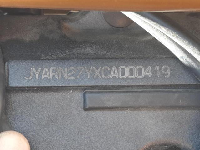2012 YAMAHA FZ8 NC JYARN27YXCA000419