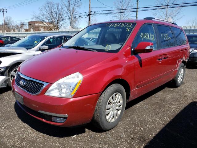 KNDMG4C70E6538781 Kia Sedona Lx 2014. Фото: 1
