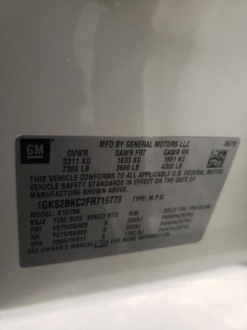 2015 GMC YUKON SLT 1GKS2BKC2FR719779