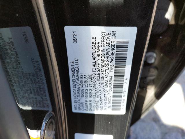 1HGCV1F15MA085844 Honda Accord Lx 2021. Фото: 9