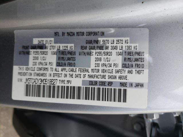 JM3TCADY3M0518627 Mazda Cx-9 Grand 2021. Фото: 9