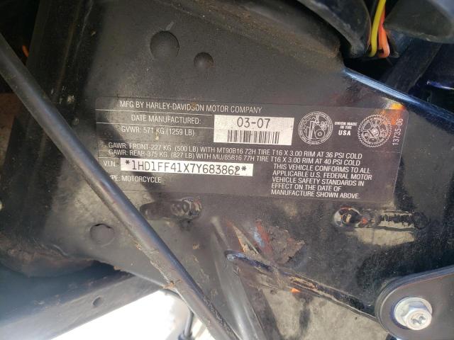 2007 HARLEY-DAVIDSON FLHT CLASS 1HD1FF41X7Y683862