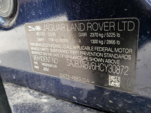 2017 JAGUAR XF PREMIUM SAJBJ4BV6HCY30872