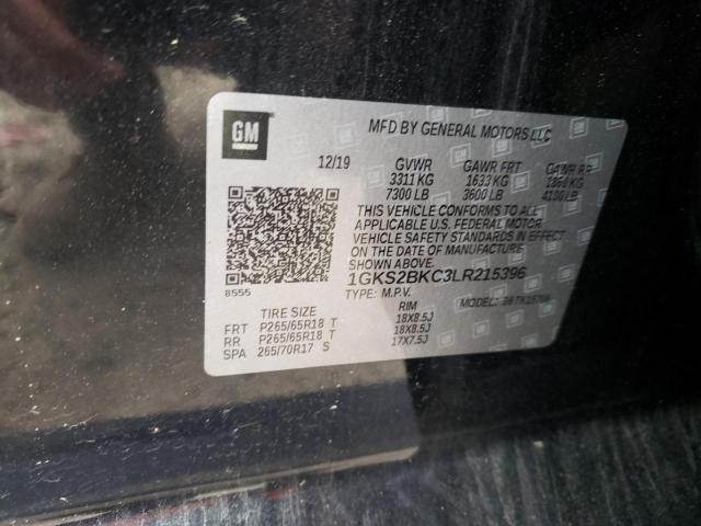 1GKS2BKC3LR215396 Gmc Yukon Slt 2020. Фото: 9