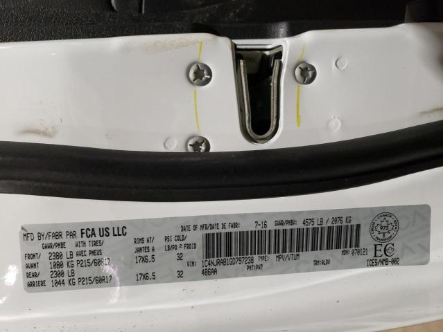 2016 JEEP PATRIOT 1C4NJRAB1GD797238