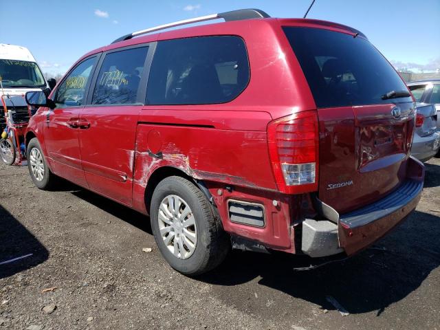 KNDMG4C70E6538781 Kia Sedona Lx 2014. Фото: 2