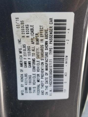 2016 HONDA ACCORD SPO 1HGCR2E58GA157171