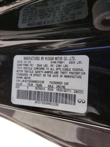 2019 INFINITI Q60 PURE JN1EV7EK6KM231235
