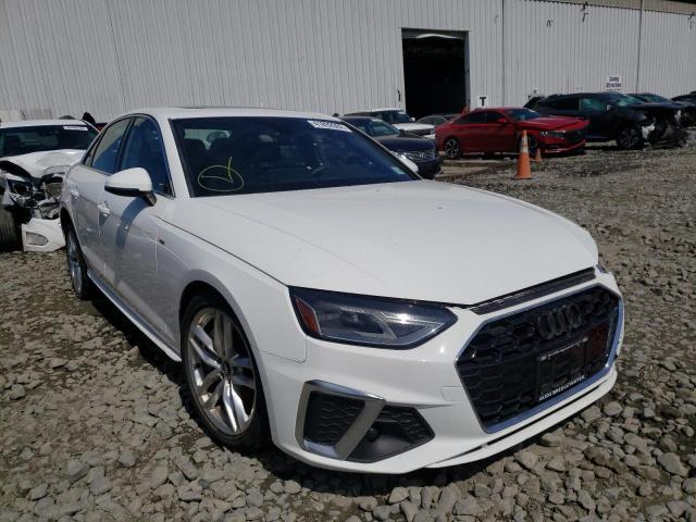 Salvage cars for sale from Copart York Haven, PA: 2021 Audi A4 Premium