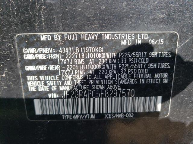 2015 SUBARU XV CROSSTR JF2GPAPC5F8297570