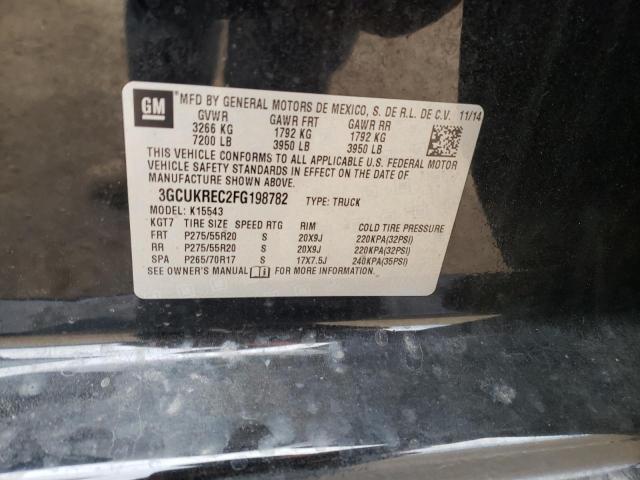 2015 CHEVROLET 1500 3GCUKREC2FG198782