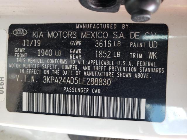 3KPA24AD5LE288830 Kia Rio Lx 2020. Фото: 9