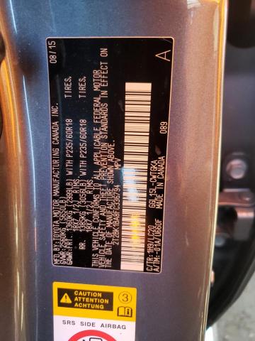 2015 LEXUS RX 350 BAS 2T2BK1BA8FC336794