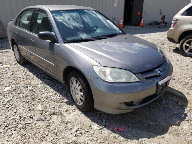 Salvage cars for sale from Copart Seaford, DE: 2004 Honda Civic LX