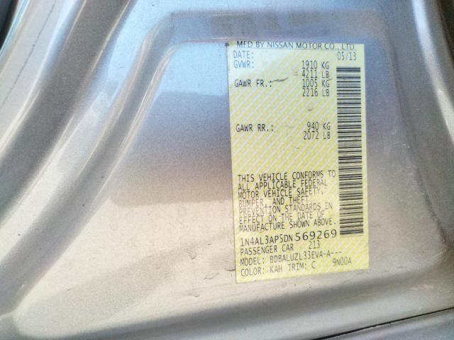 1N4AL3AP5DN569269 Nissan Altima 2.5 2013. Фото: 9