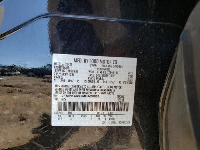 2021 FORD EDGE TITAN 2FMPK4K92MBA20861