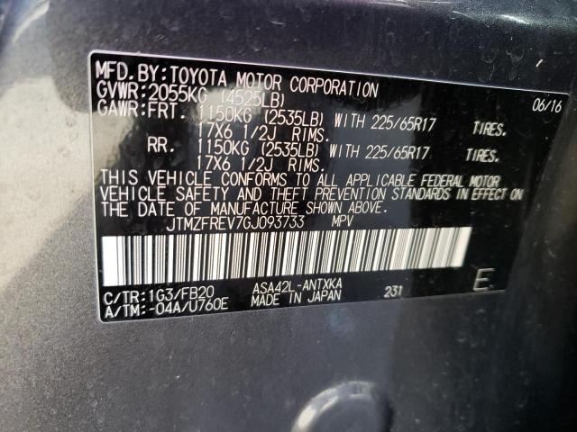 JTMZFREV7GJ093733 Toyota Rav4 Le 2016. Фото: 9