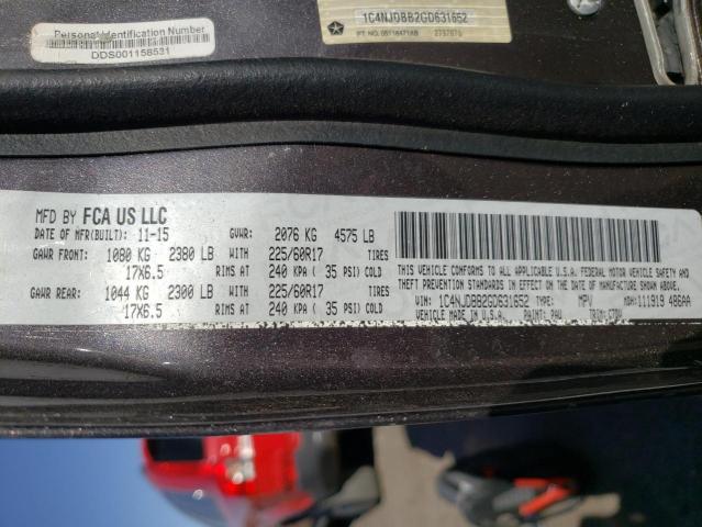 1C4NJDBB2GD631652 Jeep Compass Sport