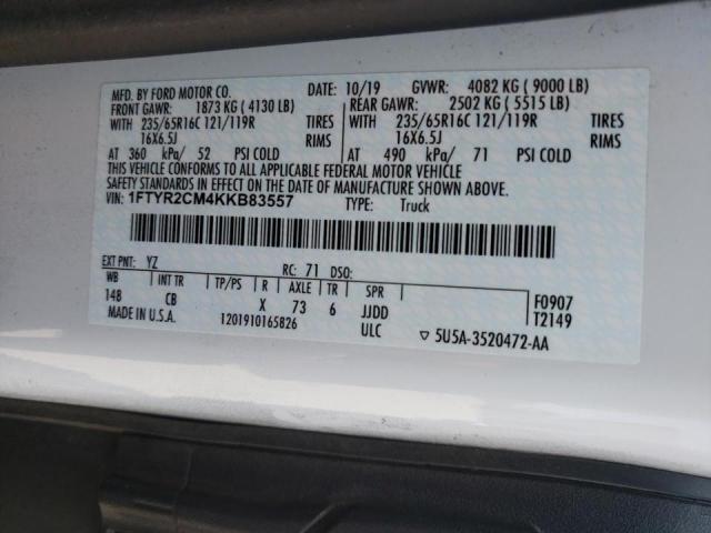 2019 FORD TRANSIT T- 1FTYR2CM4KKB83557