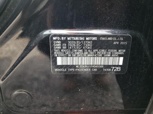 2015 MITSUBISHI MIRAGE DE ML32A3HJ1FH049306