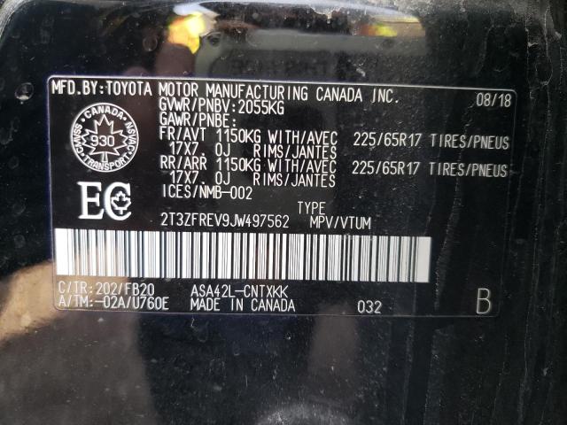 2018 TOYOTA RAV4 LE 2T3ZFREV9JW497562