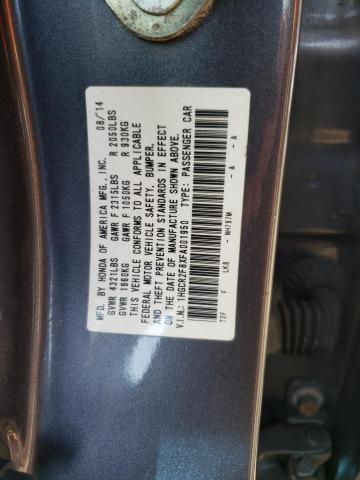 2015 HONDA ACCORD EXL 1HGCR2F8XFA001950
