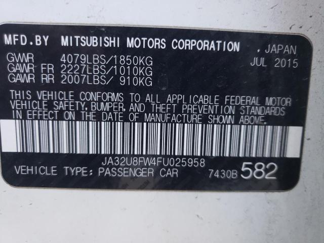 2015 MITSUBISHI LANCER GT JA32U8FW4FU025958