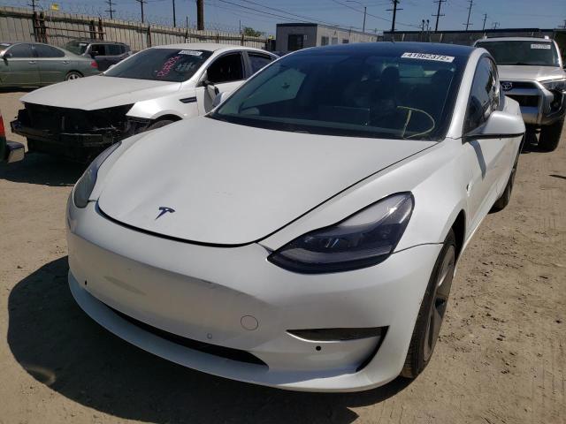 5YJ3E1EA2MF867736 Tesla Model 3 2021. Фото: 1
