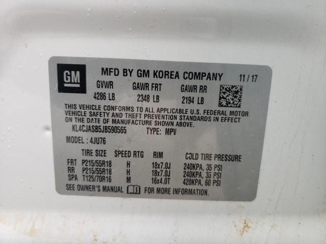 KL4CJASB5JB590565 Buick Encore Pre 2018. Фото: 9