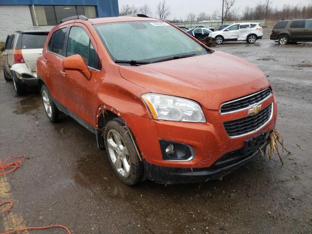 Salvage cars for sale from Copart Woodhaven, MI: 2015 Chevrolet Trax LTZ
