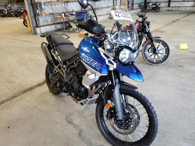 Salvage motorcycles for sale at Candia, NH auction: 2018 Triumph Tiger 800X