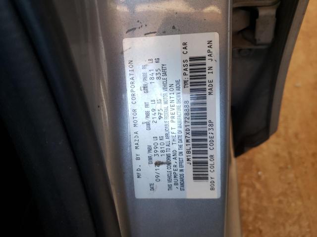 JM1BL1M7XD1728888 Mazda 3 I 2013. Фото: 9