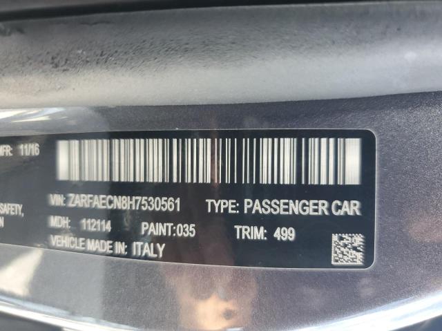 ZARFAECN8H7530561 Alfa Romeo Giulia Ti 2017. Фото: 9