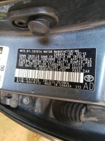2016 TOYOTA COROLLA L - 2T1BURHE9GC541792