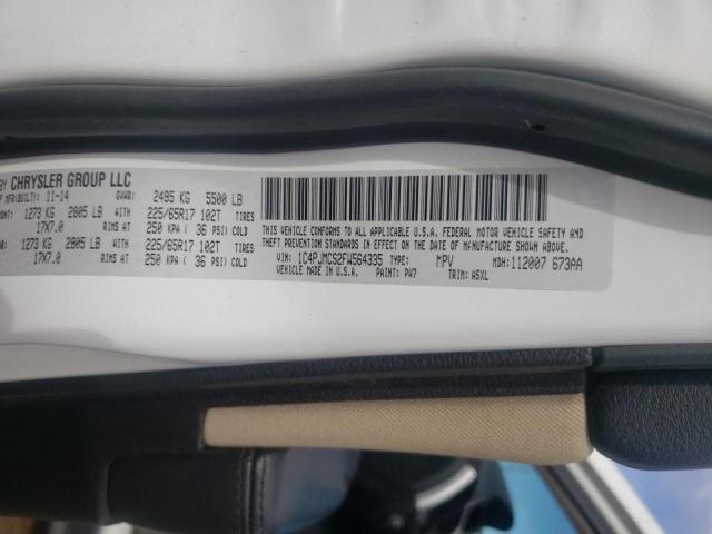 1C4PJMCS2FW564335 Jeep Cherokee L 2015. Фото: 9
