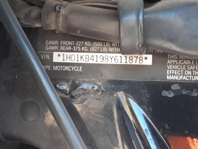 2008 HARLEY-DAVIDSON FLHX 1HD1KB4198Y611878