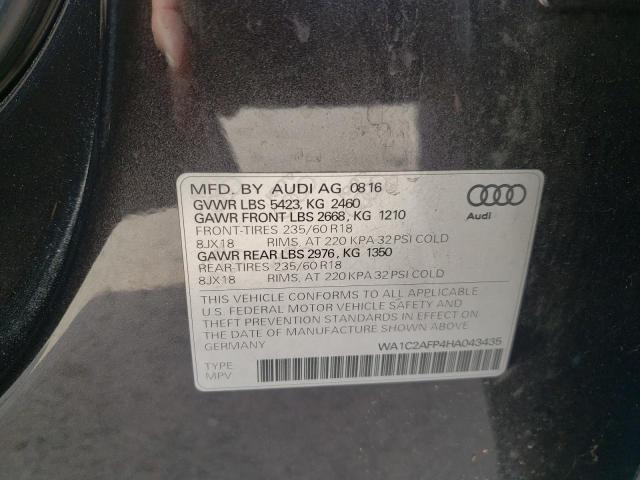 VIN WA1C2AFP4HA043435 2017 Audi Q5, Premium no.10