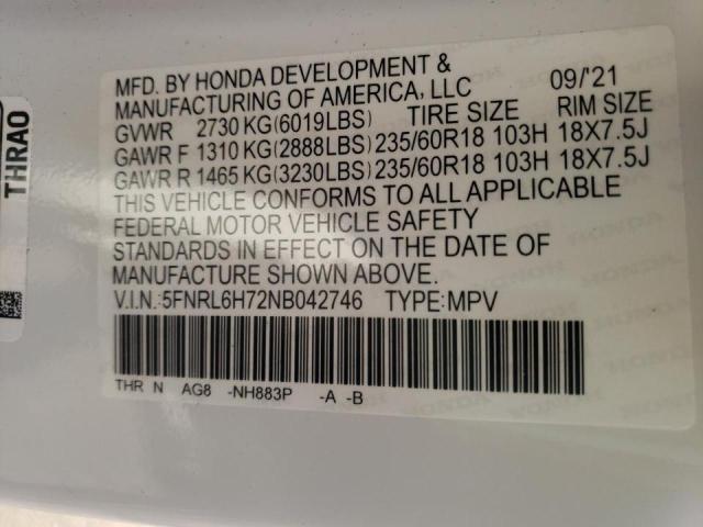 Фото: 5FNRL6H72NB042746 - 10