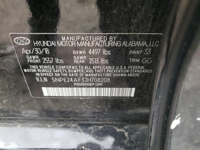 2018 HYUNDAI SONATA SE 5NPE24AF3JH708208