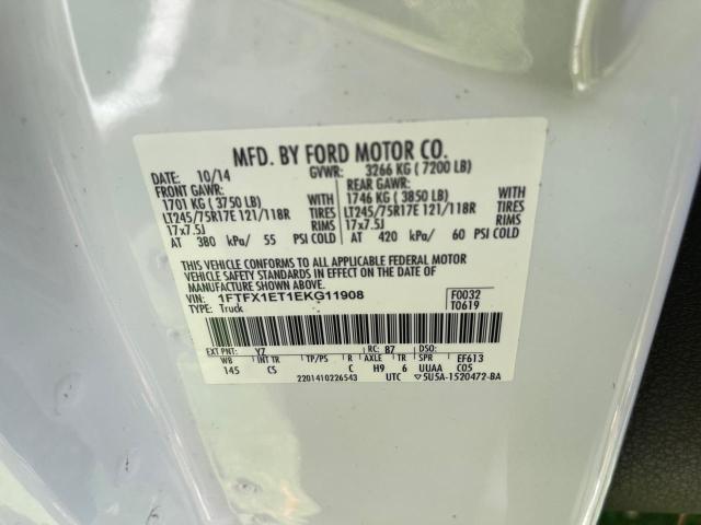 1FTFX1ET1EKG11908 Ford F150 Super 2014. Фото: 9