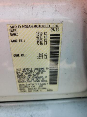 1N4AL3AP7EC136467 Nissan ALTIMA 2.5