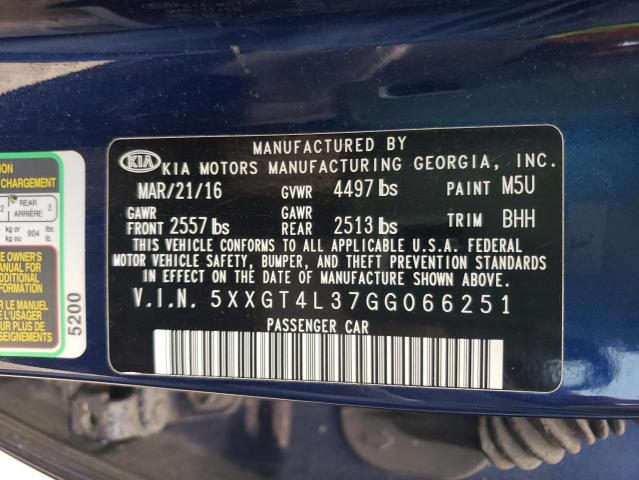 2016 KIA OPTIMA LX 5XXGT4L37GG066251