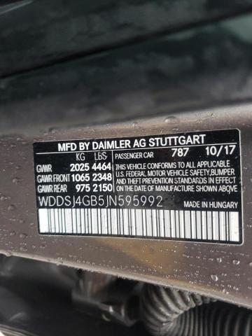 2018 MERCEDES-BENZ CLA 250 4M WDDSJ4GB5JN595992