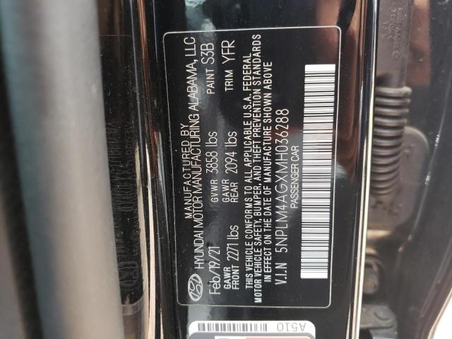 5NPLM4AGXMH036288 Hyundai Elantra Se 2021. Фото: 9