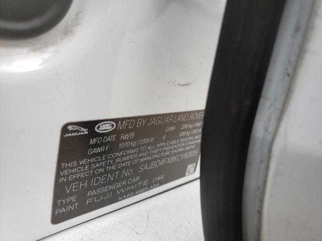 2019 JAGUAR XF PREMIUM SAJBD4FX8KCY80828