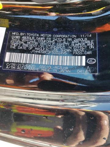 2015 LEXUS RC 350 JTHHE5BC2F5002495