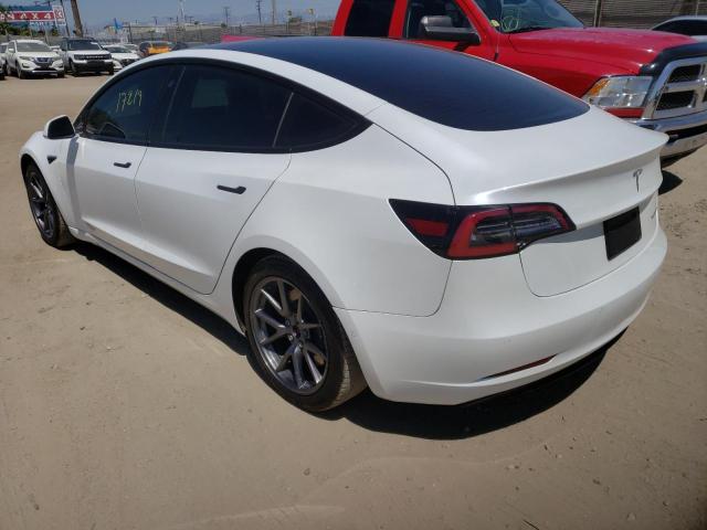 5YJ3E1EB7MF869653 Tesla Model 3 2021. Фото: 2
